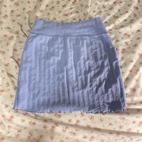 aerie blue skirt